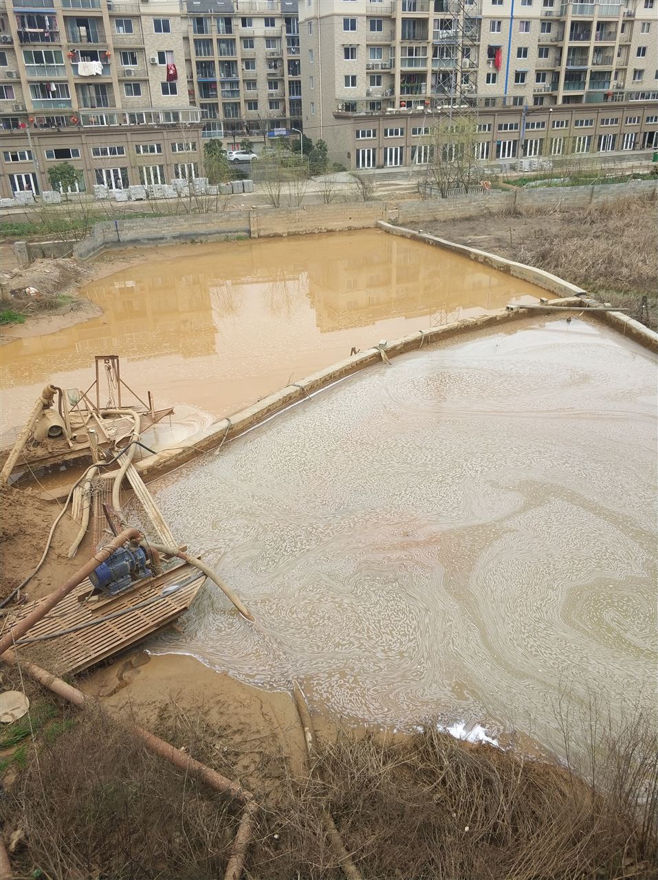 巴塘沉淀池淤泥清理-厂区废水池淤泥清淤